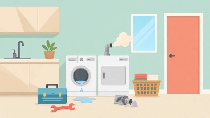 Washer & Dryer Repair: Diagnosis, Costs, and When to Call a Pro