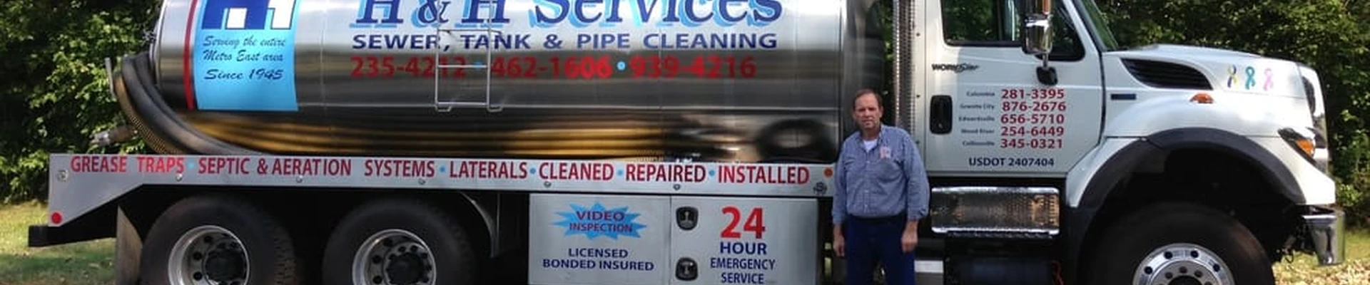H & H Sewer Septic Tank & Pipe Cleaning