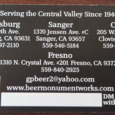 Beer Monument Works