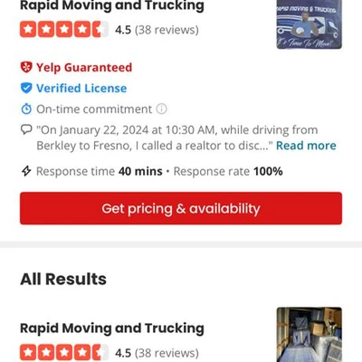 Rapid Moving and Trucking