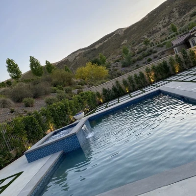 Ocean pool building