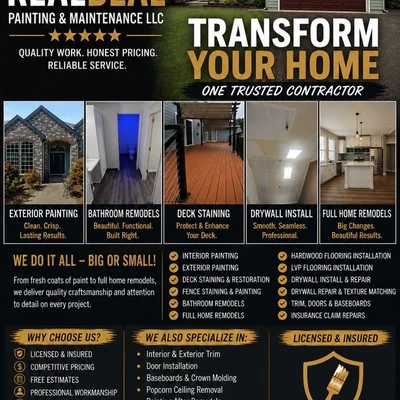 RealDeal Painting And Maintenance
