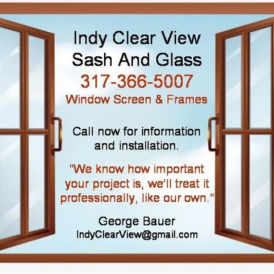 Indy Clear View Sash And Glass