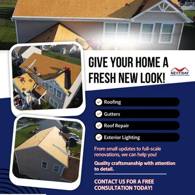 Next Day Roofing and Gutter Solutions