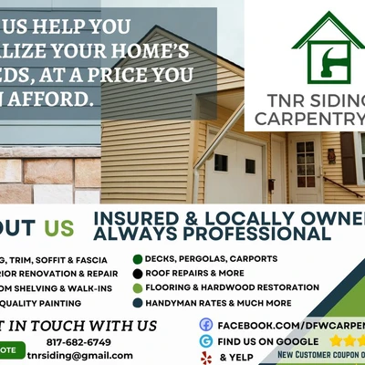 TNR Siding & Carpentry